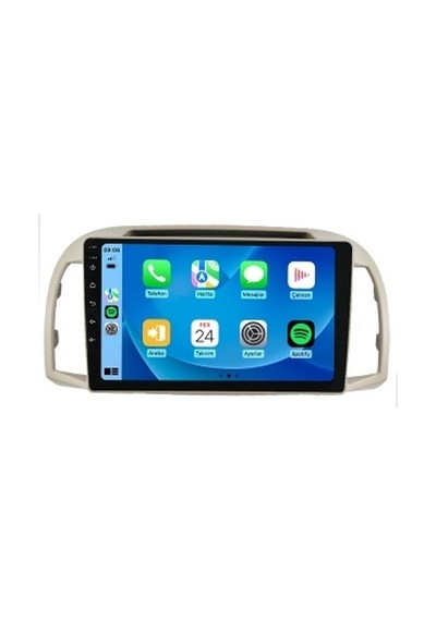 Aln Nissan Micra 2002-2010 8gb Ram 128gb Hafıza 8 Çekirdek Carplay Android Multimedya 9"