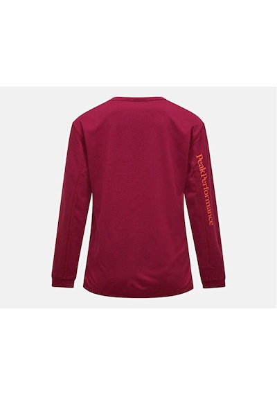 Peak Performance W Traıl Ls Kadın Günlük Uzun Kollu Tişört G79359090t Kırmızı