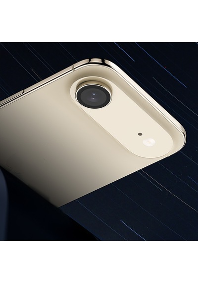 Apple Uyumlu   iPhone 17 Air Benks Glass Warrior Cam Kamera Lens Koruyucu Açık Gold