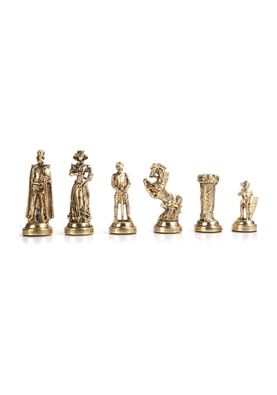 Satranç Taşı İsteyene Gifthome Orta Metal Parlak İng