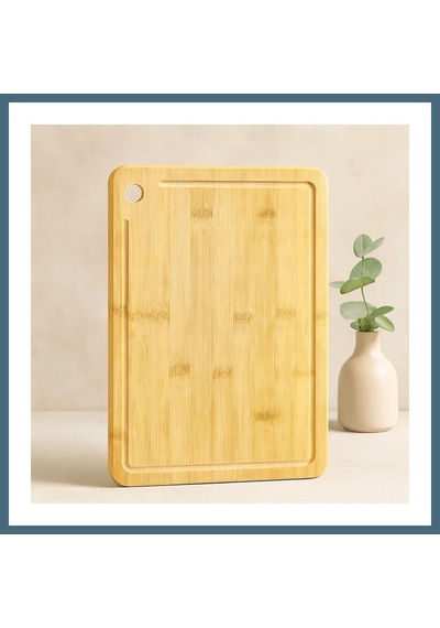 Bezos Bambu Kesme Tahtası 26x36x1.8 Cm Agc Çok Renkli