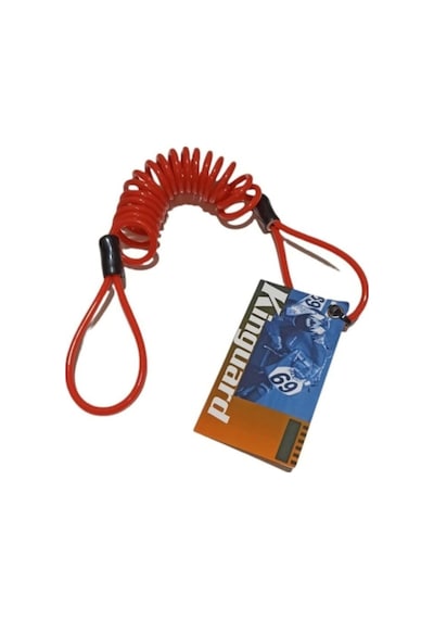 Lock Kınguard Disk Kilidi Hatırlatma Kablosu Kırmızı