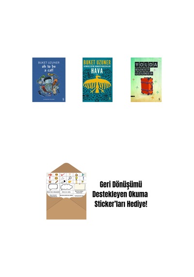 Oh To Be A Cat + Uyumsuz Defne Kaman'ın Maceraları - Hava + Yolda + Okuma Sticker'ları