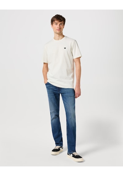 Regular Fit Normal Kesim Bisiklet Yaka %100 Pamuk Kırık Beyaz Tişört W7NM20387742L Beyaz