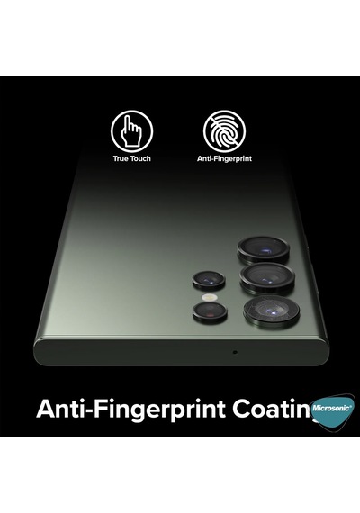 Microsonic Samsung Uyumlu Galaxy S26 Ultra Tekli Kamera Lens Koruma Camı Siyah