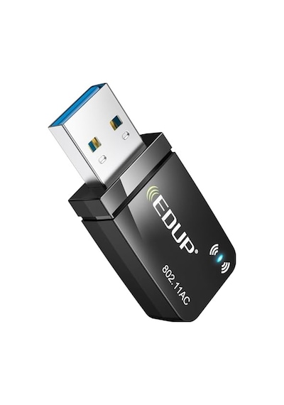 Edup Ac 1300 Mbit/s Usb Wlan Adaptörü, Çift Bant Wifi Stick 2.4g/5ghz Usb3.0 Adaptör Kablosuz Ağ Alıcısı Wifi Do