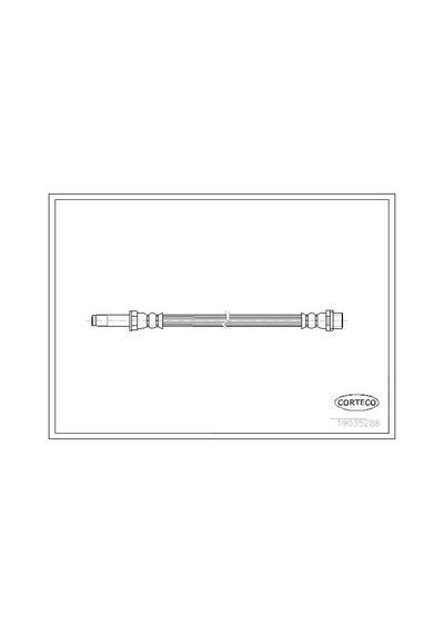 Corteco 19035286 Fren Hortumu Arka Mercedes Sprınter B906 . Vw Crafter 30-35-50 A9064280435-2e0611707c