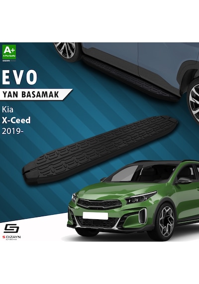 S-dizayn Kia Xceed Evo Siyah Yan Basamak 183 Cm 2019 Üzeri