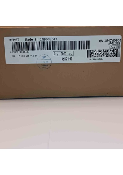 R75md2220jb40j 22nf 400v 7.5mm Polyester Kondansatör 50 Adet