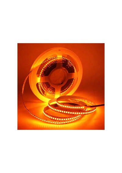 1 Adet 5 Metre Edson Ed 2039 İç Mekan 240 Ledli Şerit Led 12v Amber Işık Çok Renkli