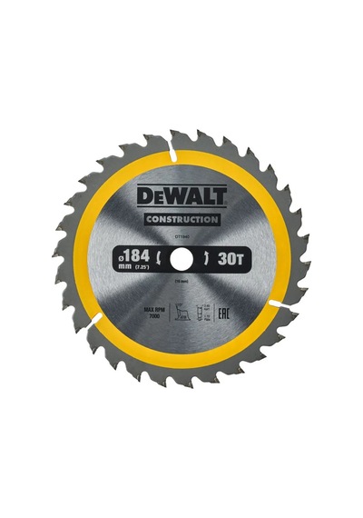 Dewalt Kesme Diski Constructıon, 184/16 Mm, Dt1940 266205244