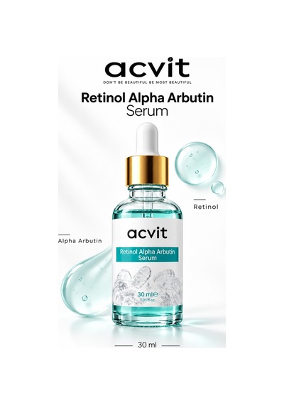 Retinol Alpha Arbutin Serum 30 Ml Kırışıklık Karşıtı Ve Cilt Yenileyici Bakım