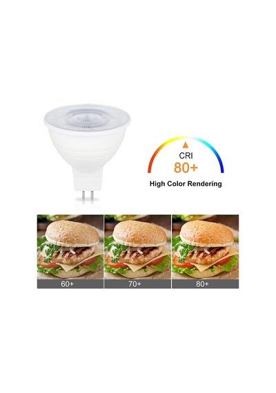 Led Ampuller Mr16 Gu5.3, 5w 500lm Ac/dc 12 V Kısılabilir Mr16 Spot Ampul, 50w Halojen Lamba, 120 Işın Açısı, 6 Diğer
