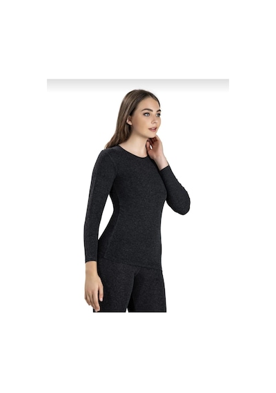 Jiber 597 Kadın Soft Termal Üst Uzun Kol İçlik Fanila 2 Adet 001
