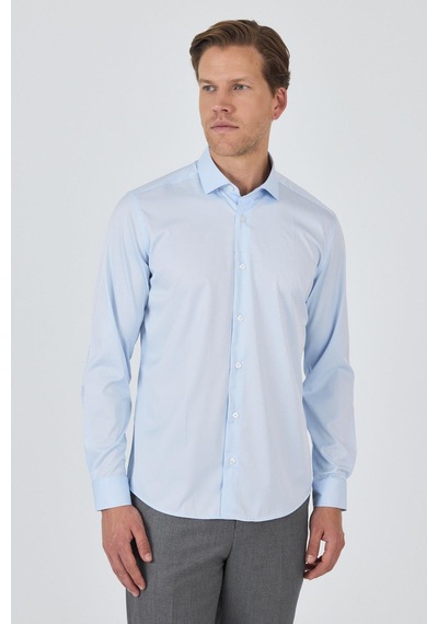 İmza Uzun Kol Düz Bez Ayağı Sert Yaka Cepsiz Pamuklu Classic Slim Fit Gömlek 1004250160 Koyu Mavi İmza Uzun Kol Düz Bez Ayağı Sert Yaka Cepsiz Pamuklu Classic Slim Fit Gömlek 1004250160 Koyu Mavi
