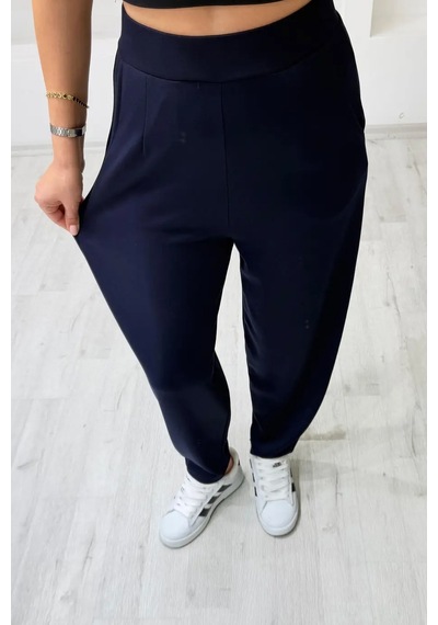 Fiolin Soft Touch Modal Kumaş Balon Pantolon Lacivert
