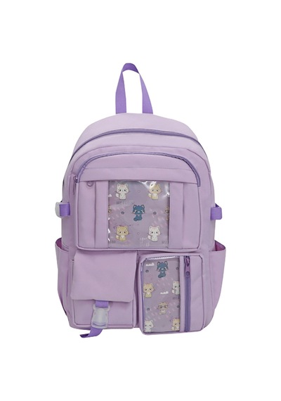 Brick Bag Okul Çantası Charm - 2 Adet Tarı Çok  Renkli