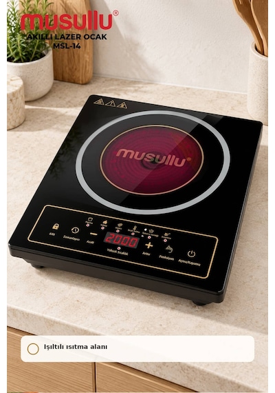 Musullu MSL-14 2000 W Tekli Elektrikli Ocak