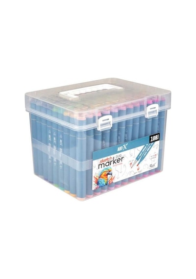 Rich Art X Sketch Marker Duo Çift Uçlu Marker Kalem 108 Renk Set 18052