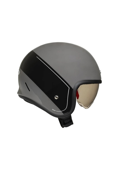 Zeus Kask Zs-389 E29 Gray Black Sılver Siyah