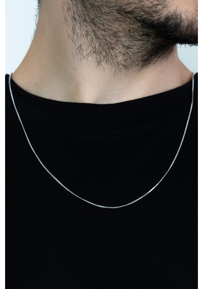 Küp Model Ince Snake Yılan Kolye Erkek Çelik Zincir Eck03K (390748055) Çelik