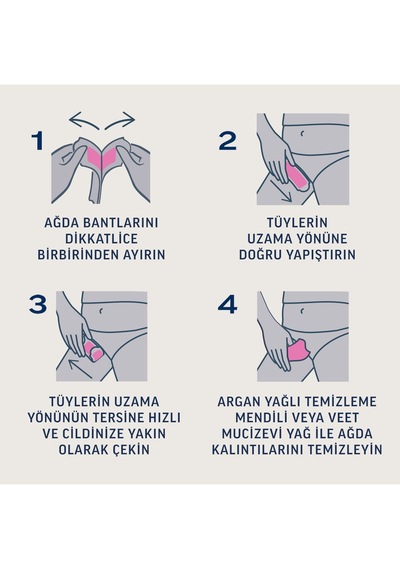 Veet Pure Hipoalerjenik Bikini & Koltuk Altı Bölgesi Sir Ağda Bandı 2 x 16'lı