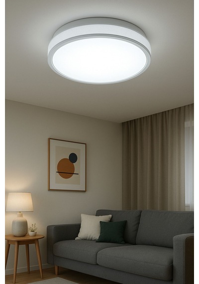 Ionia Model Özel Tasarım 26 Cm Beyaz Işık Led Plafonyer Avize