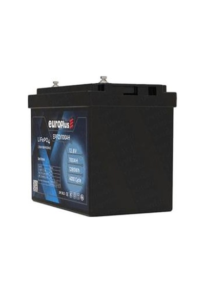 Europlus 12.8v/100ah Lifepo4 Smart Akü 4000 Cycle