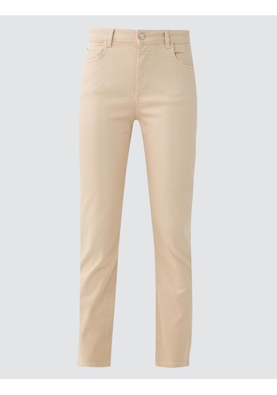 Jimmy Key Bej Normal Paça Yüksek Bel Cepli Dokuma Pantolon 6sw185478130