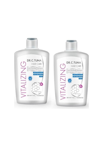 Dr. C. Tuna Vitalizing Kepeğe Karşı Etkili Şampuan 500 Ml X2
