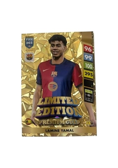 Hediyecik Special Limited Edition Panini Fifa 365 2025 Adrenalyn Xl Premium Gold Futbolcu Kartları 1 Paket