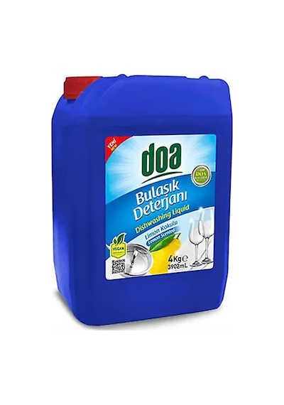 Doa Sıvı Bulaşık Deterjanı Limon Kokulu 4 KG