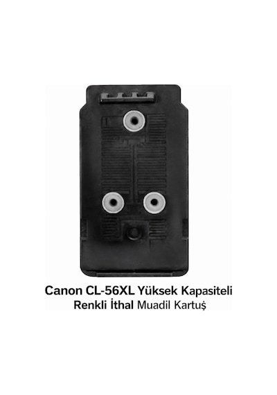 Canon Pixma E414 / Cl-56xl Renkli Yüksek Kapasite Tıpalı İthal Uyumlu Dolabilen Kartuş