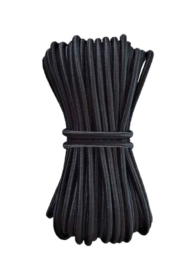 Siyah 5 Metre 2 Mm Yuvarlak Lastik