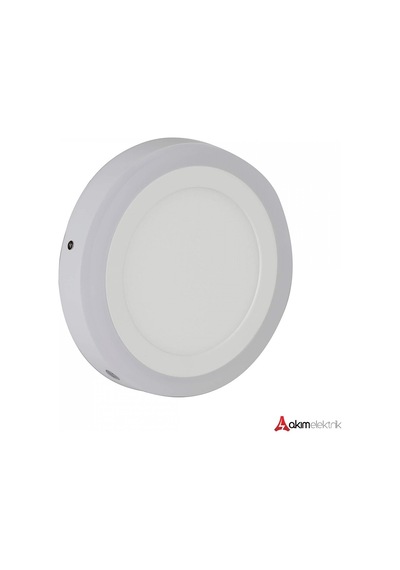 YCL 3 Fonk. 6 W Led Panel - Beyaz & Mavi- Yuvarlak- S/Ü-YSM-1406B