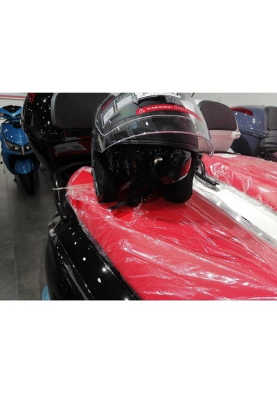 526 Güneş Vizörlü Mat Siyah Açık Kask Siyah