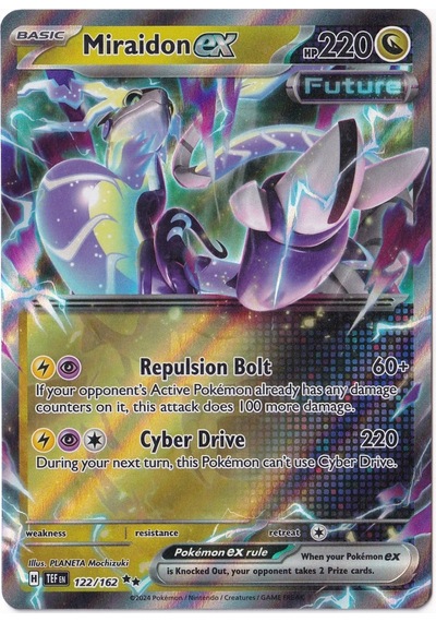 Miraidon Ex 122 - Pokemon Temporal Forces - Pokemon Kartı Mint