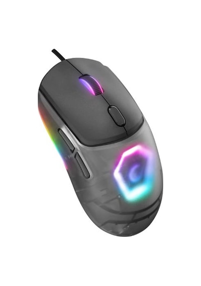 Rampage Hyalo M1 Siyah Değiştirilebilir 3 Kapaklı Rgb 12000 Dpı Gaming Oyuncu Mouse Kdo