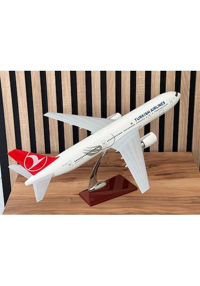 Türk Hava Yolları Özel Seri Metal Koleksiyonluk Uçak Dev Boy Standlı Model