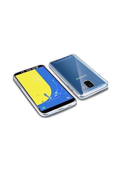 Galaxy J6 Kılıf 6 Tarafı Tam Full Koruma 360 Clear Soft Şeffaf 50 x 22