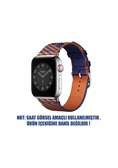 Apple Watch 6 44mm İçin Kordon Jumping Single Tour Mavi Çok Renkli