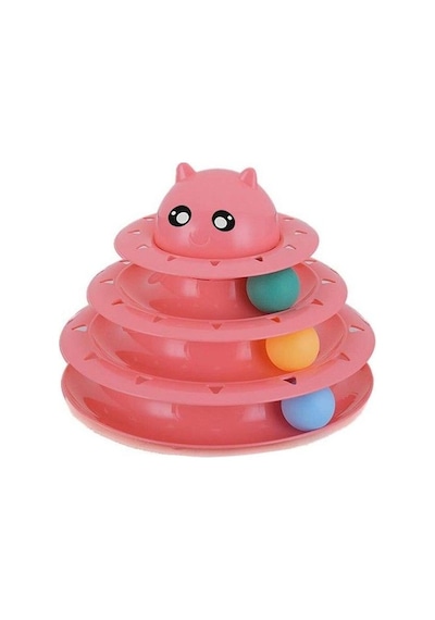 Bet's 3 Katlı Kedi Oyuncağı Turntable Cat Toy