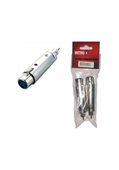 Gx 025 Xlr Dişi + Rca Erkek Ana Adaptör 2'Li Paket