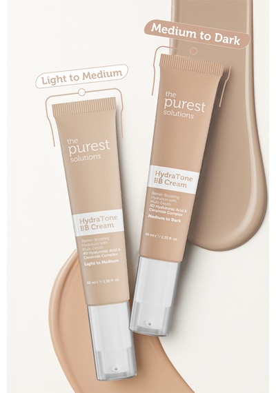The Purest Solutions Kuru ve Karma Ciltler İçin Yoğun Nemlendirici BB Krem, SPF 50 + 40 ml – Orta / Koyu Ton
