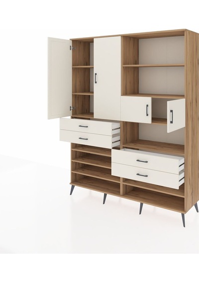 Hyperion Gardrop 11 Raflı 4 Çekmeceli 4 Kapaklı 176x44x221 Çam-aytaşı Aytaşı Hyperion Gardrop 11 Raflı 4 Çekmeceli 4 Kapaklı 176x44x221 Çam-aytaşı Aytaşı