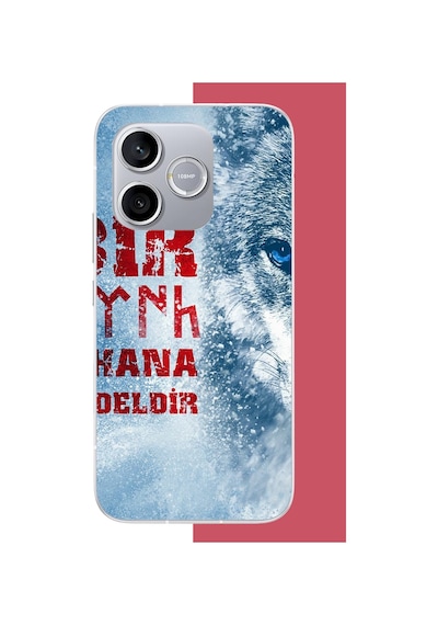 Honor 600 Lite Uyumlu Ulu Kurt2 Uv Baskılı Silikon Kılıf Renkli
