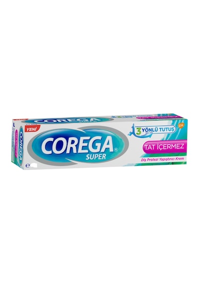 Corega Super Tat İçermez Diş Protezi Yapıştırıcı Krem 40 G x  6 Paket
