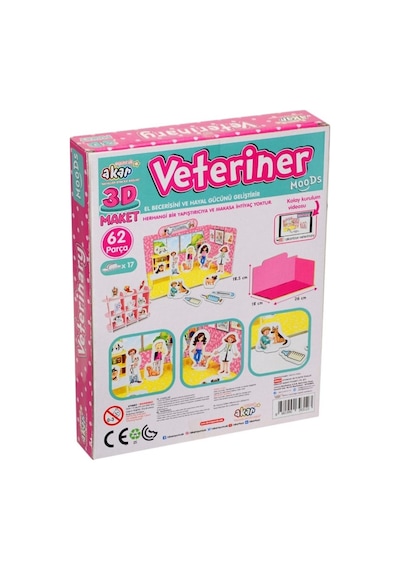 Veteriner Maket 3 Boyutlu  Puzzle