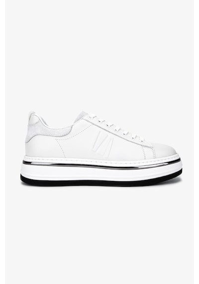 Valmenti Erkek Hakiki Deri Beyaz Sneakers & Spor Ayakkabı 381 21618 Erk Ayk Y25 Beyaz Mat Beyaz