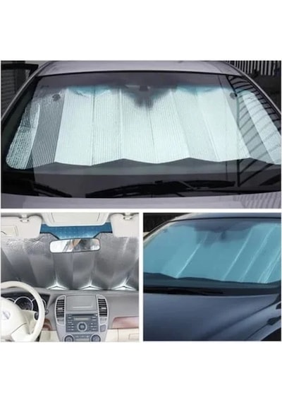 Araç Ön Cam Güneş Koruma Isı Önleyici Katlanabilir Model Fiat Egea Honda Civic Ford Focus Dacia Duster 1 Adet